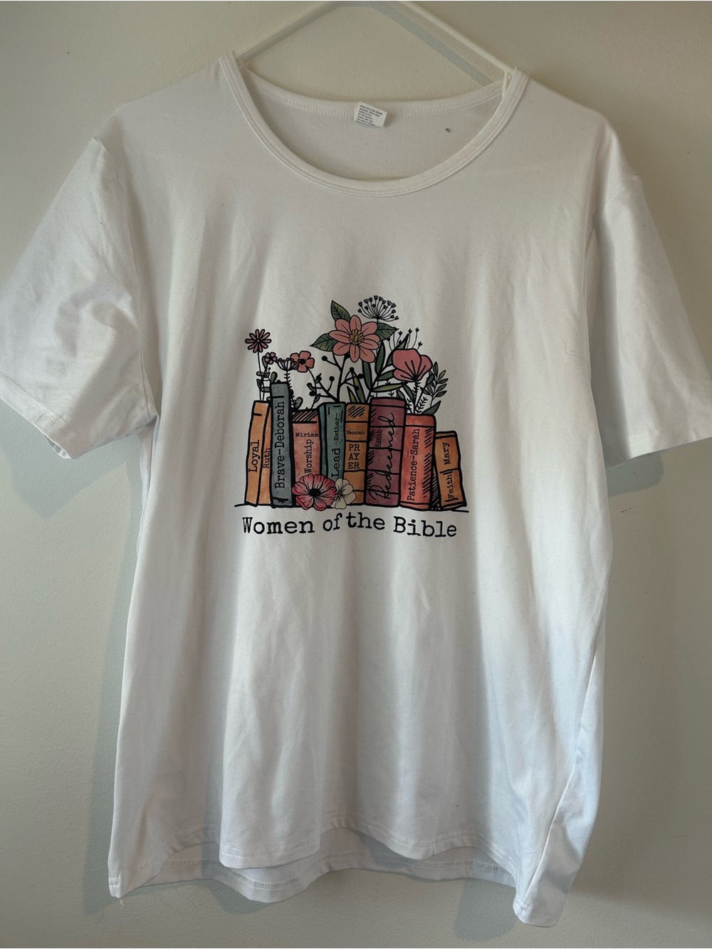 Women of the Bible White Graphic T-Shirt